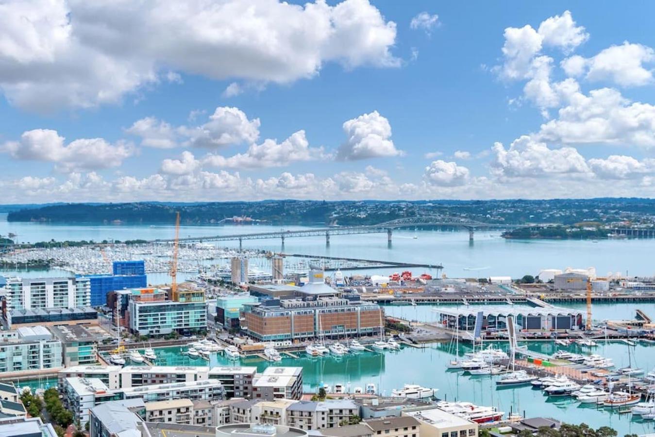 奥克兰Magnificent Skytower, Sea, Habour View In Cbd公寓 外观 照片