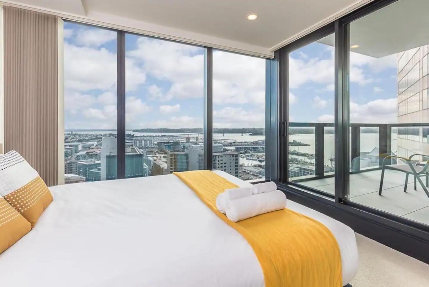 奥克兰Magnificent Skytower, Sea, Habour View In Cbd公寓 外观 照片
