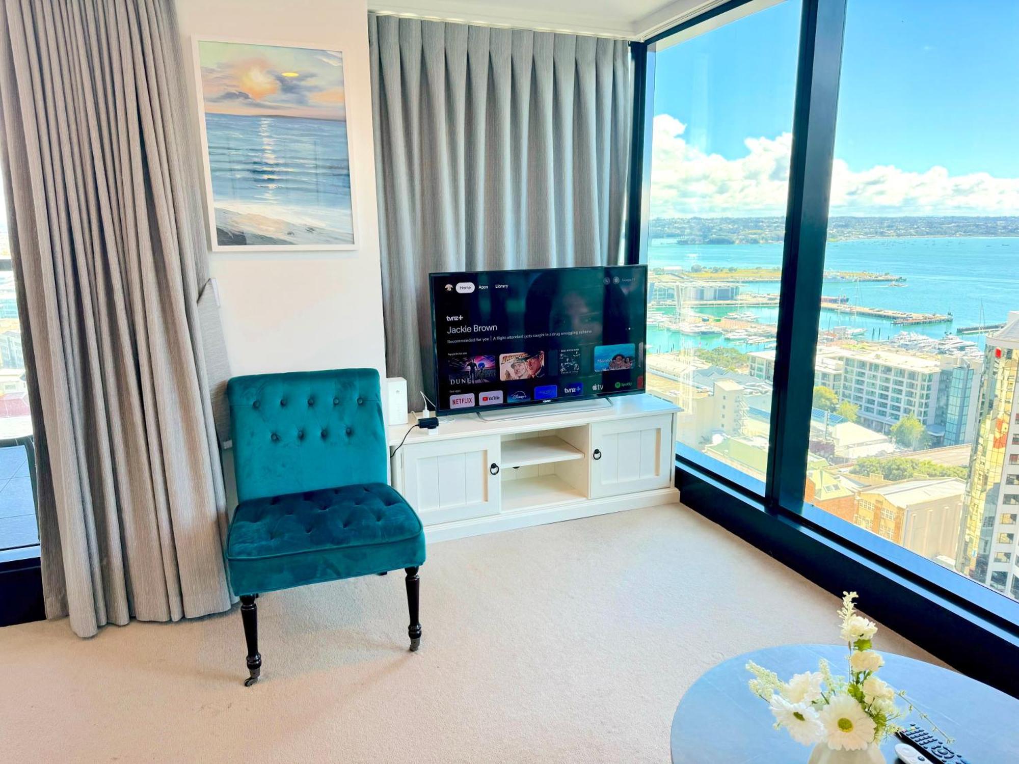 奥克兰Magnificent Skytower, Sea, Habour View In Cbd公寓 外观 照片