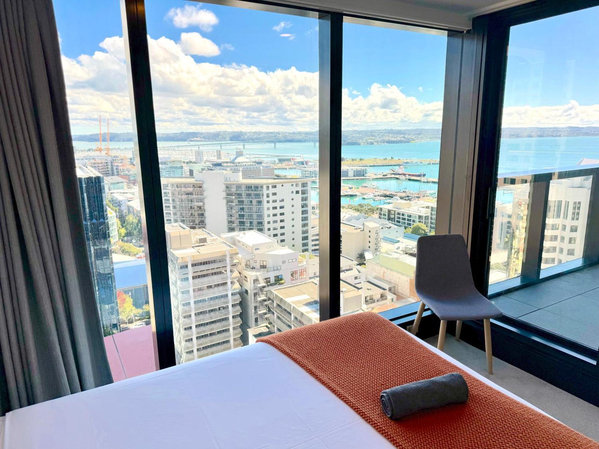 奥克兰Magnificent Skytower, Sea, Habour View In Cbd公寓 外观 照片