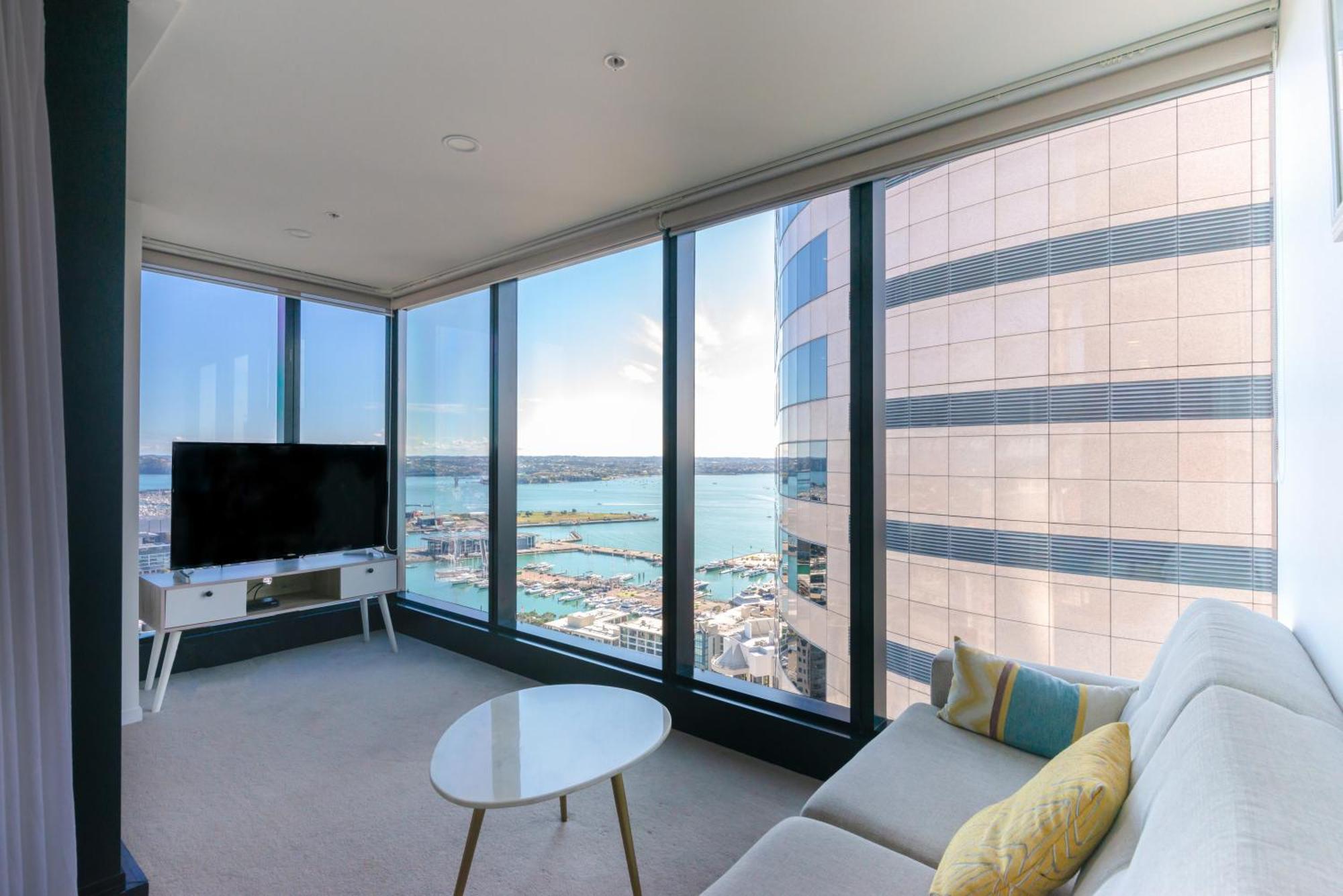 奥克兰Magnificent Skytower, Sea, Habour View In Cbd公寓 外观 照片